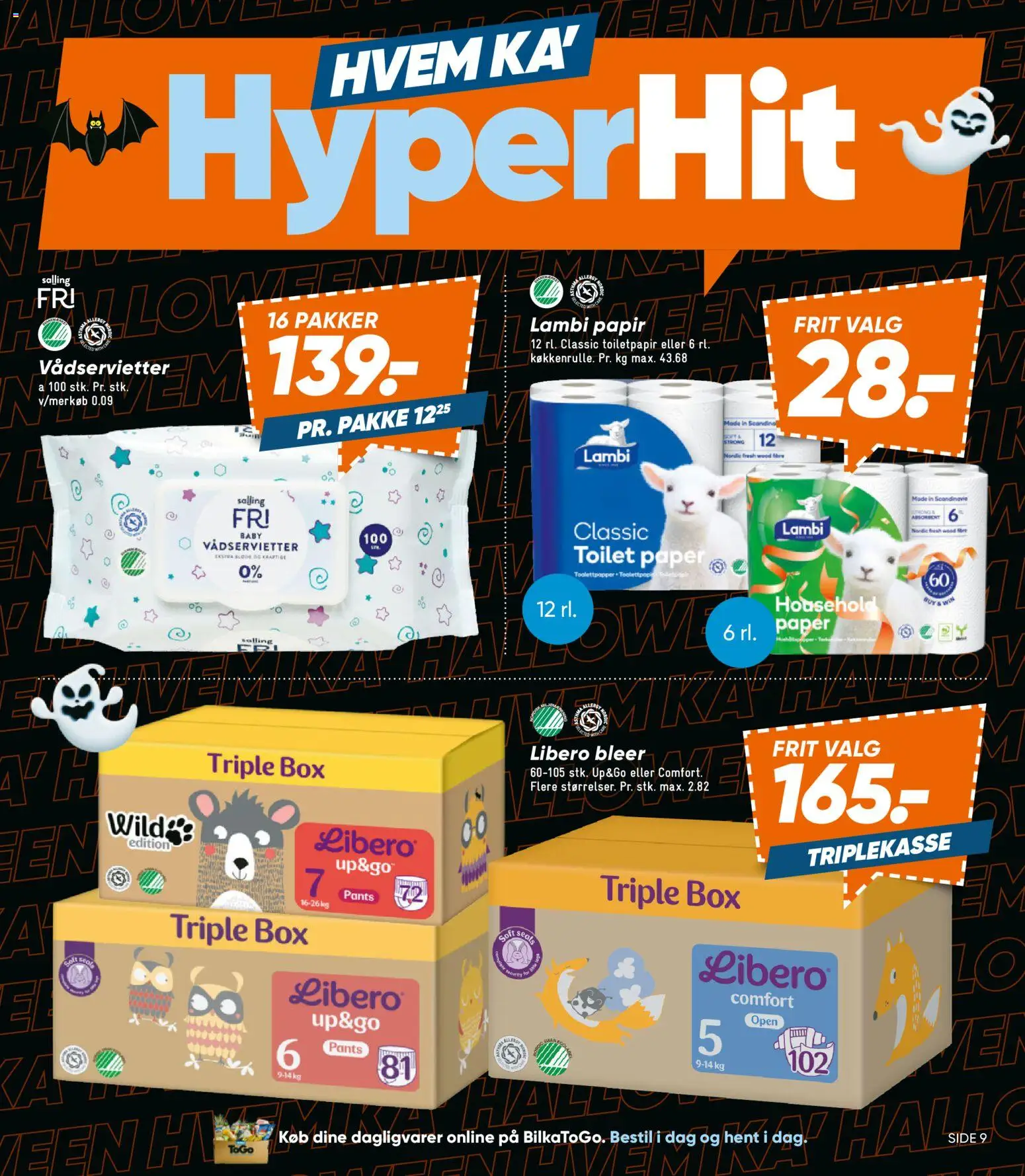 Bilka tilbudsavis – gyldig fra 24.10.2025 | Side: 9 | Produkter: Toilet