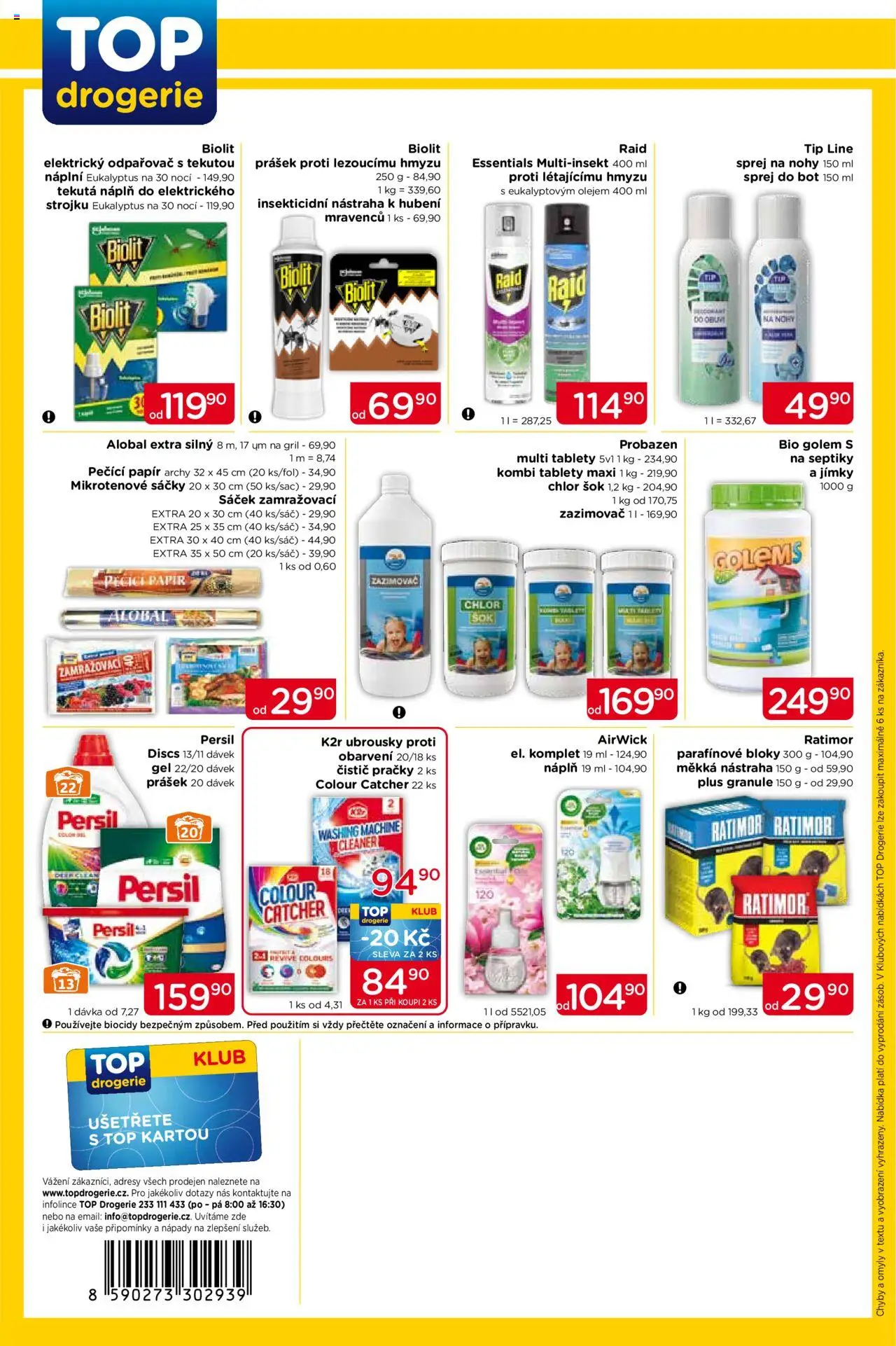Top drogerie leták od 07.08.2025 | Strana: 4 | Produkty: Granule, Ubrousky, Pračky, Sáček