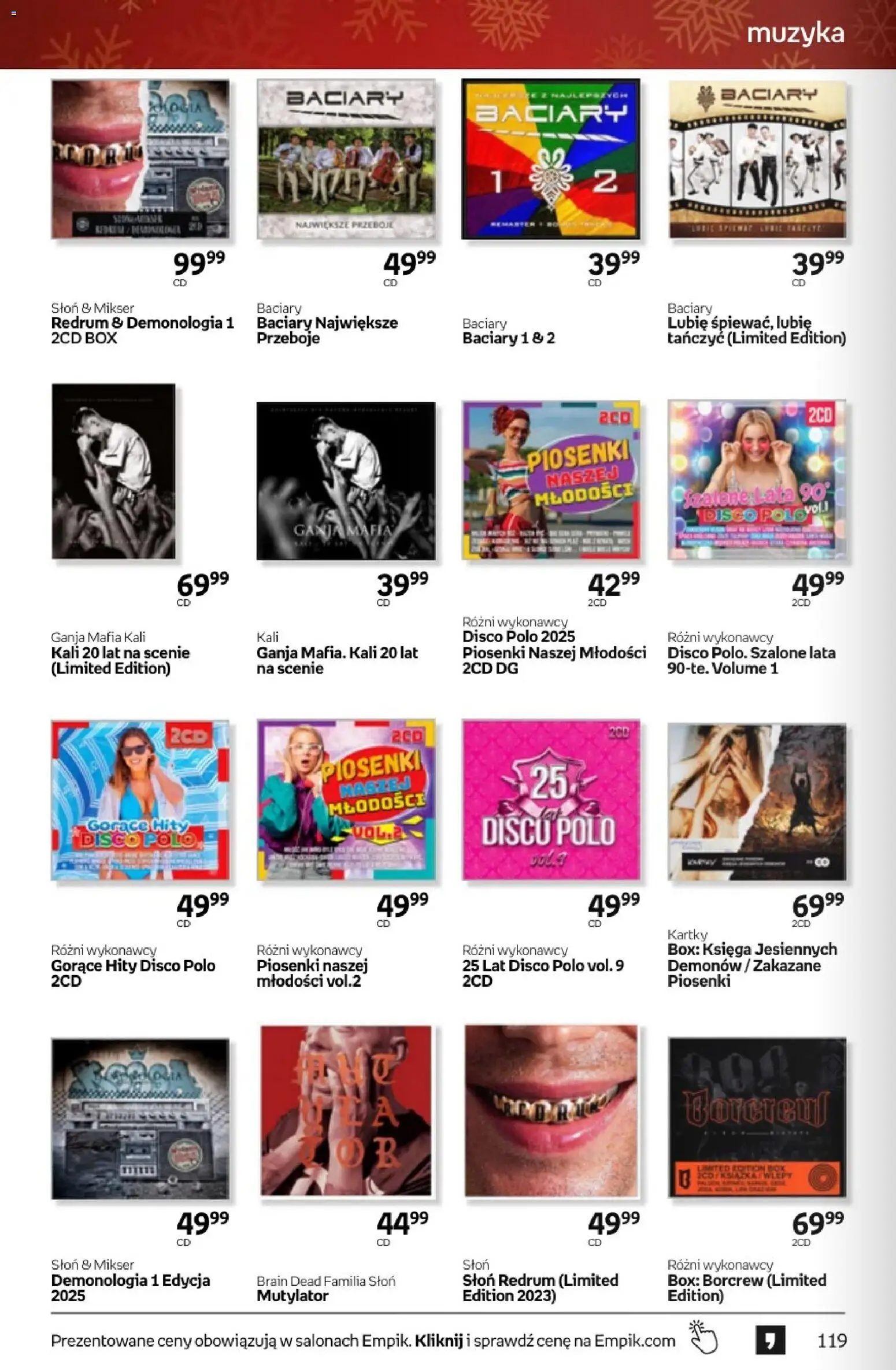 Empik promocje - Tom kultury Muzyka od 10.12.2025 | Strona: 10 | Produkty: Mikser