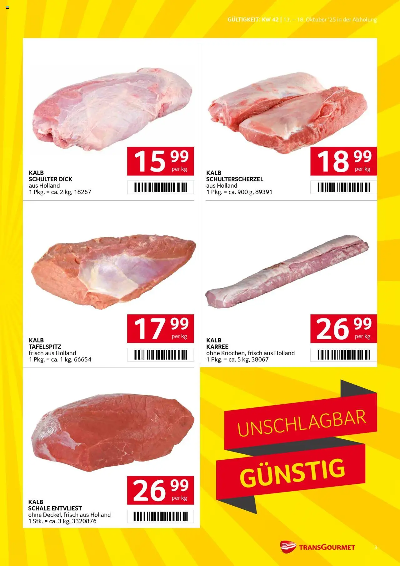 Transgourmet Flugblatt gültig ab 13.10.2025 | Seite: 3