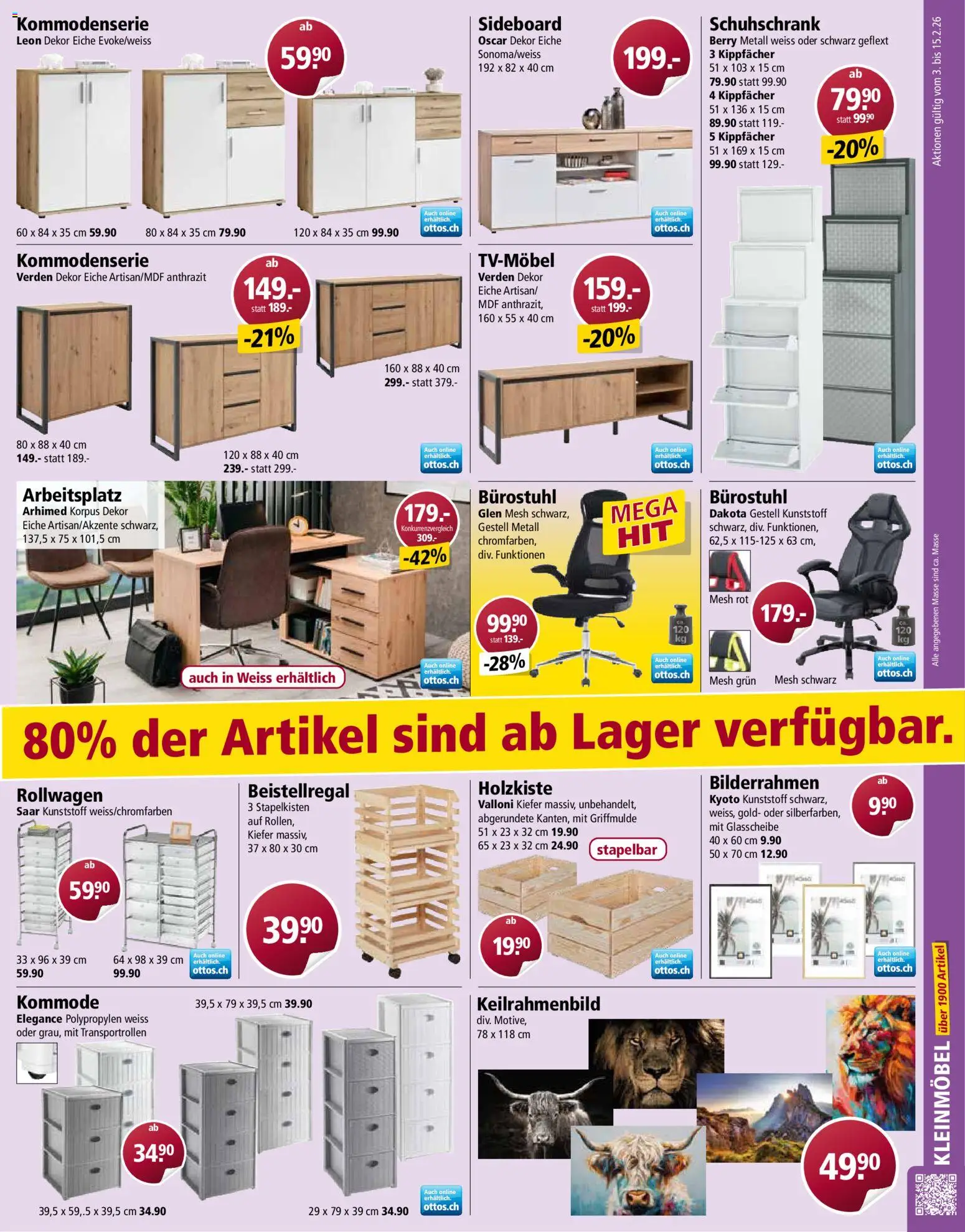 Otto's Aktionen – gültig ab 03.02.2026 | Seite: 11 | Produkte: Kommode, Schuhschrank, Sideboard