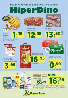 Vista previa HiperDino folleto válido desde el 26.08.2025