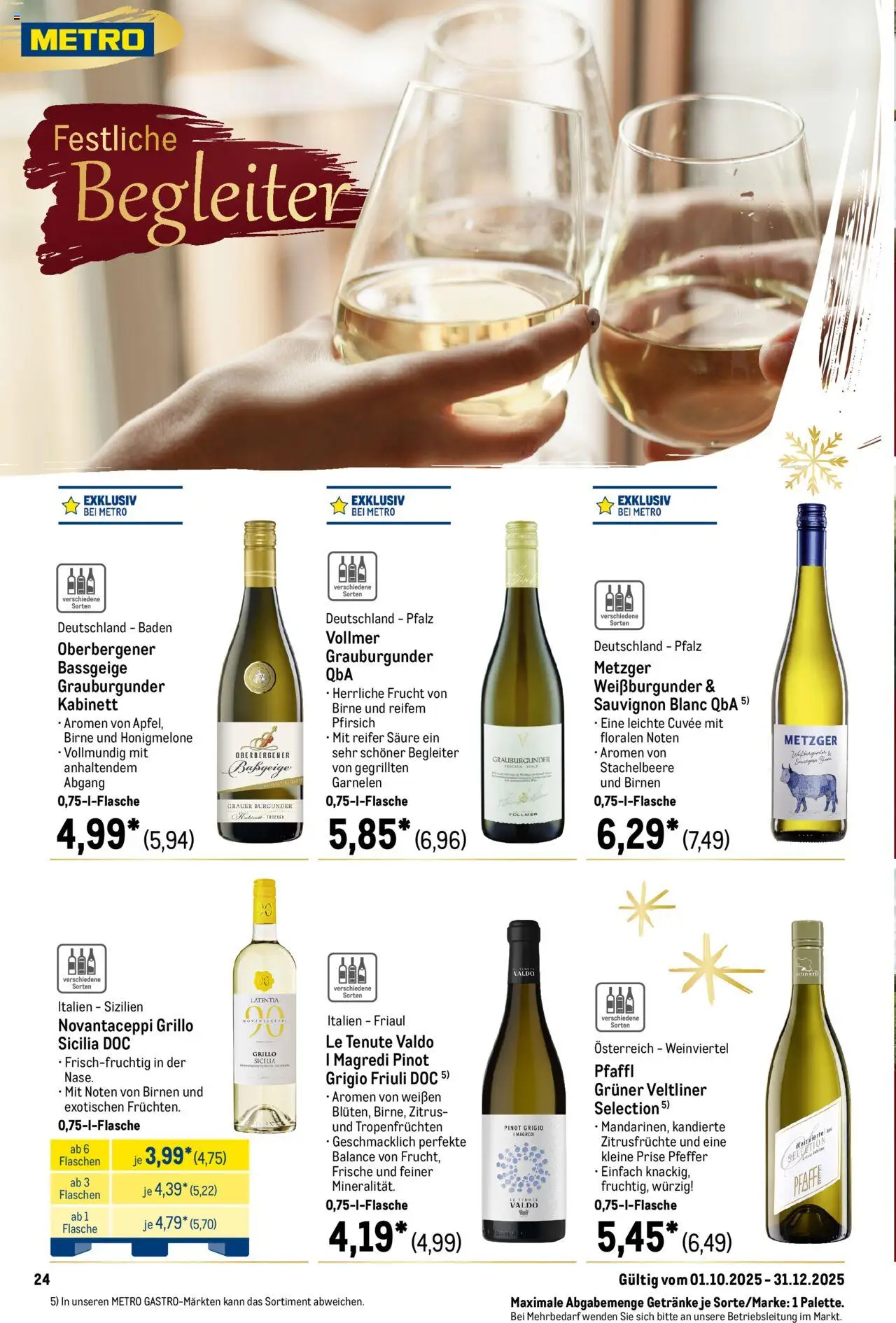 Metro Saisonkatalog "Perfekt ausgestattet" – gültig ab 01.10.2025 | Seite: 24 | Produkte: Honigmelone, Pfeffer, Pfirsich, Birne