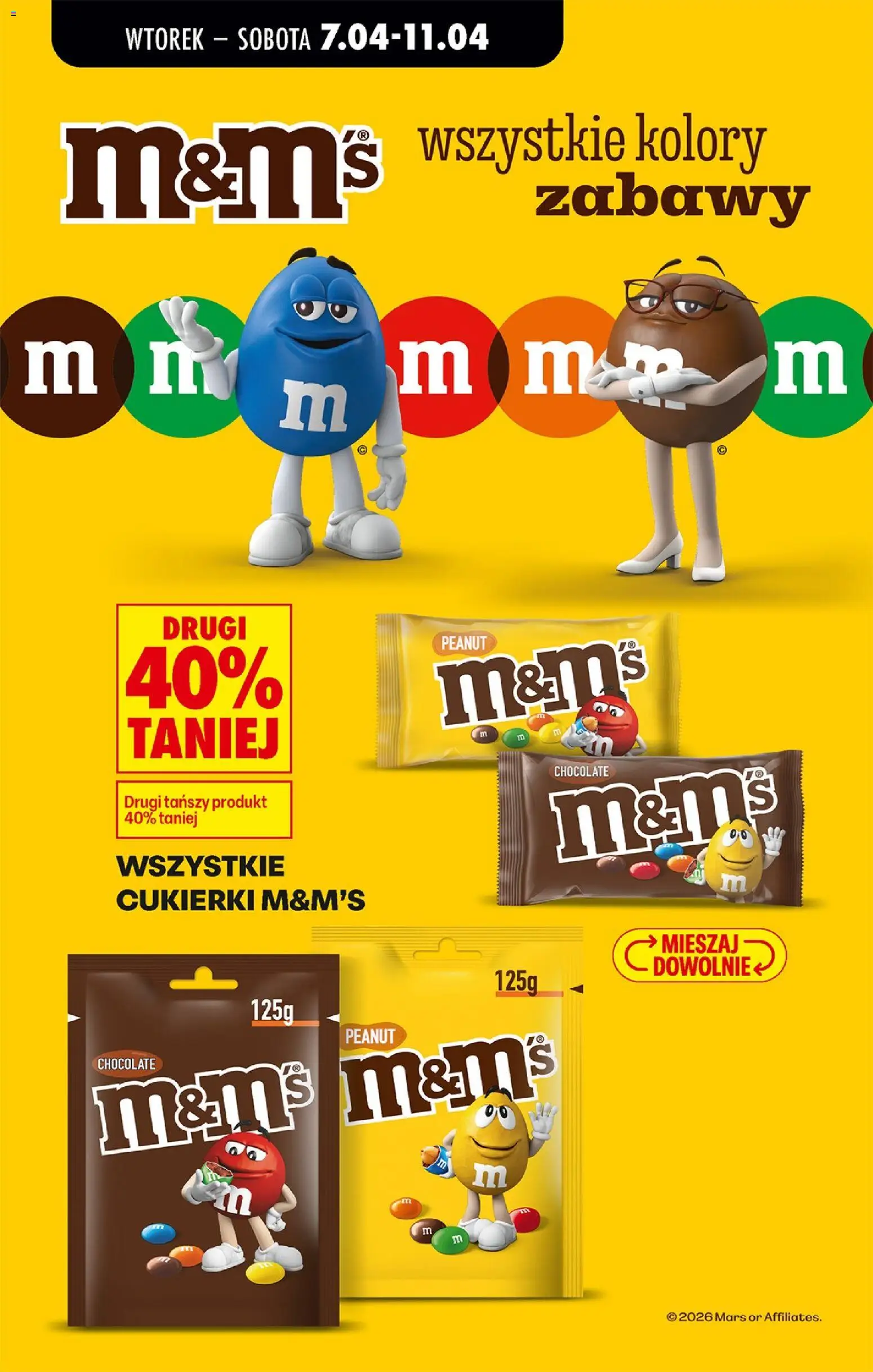 Biedronka gazetka od wtorku od 07.04.2026 | Strona: 54 | Produkty: M&M's, Cukierki