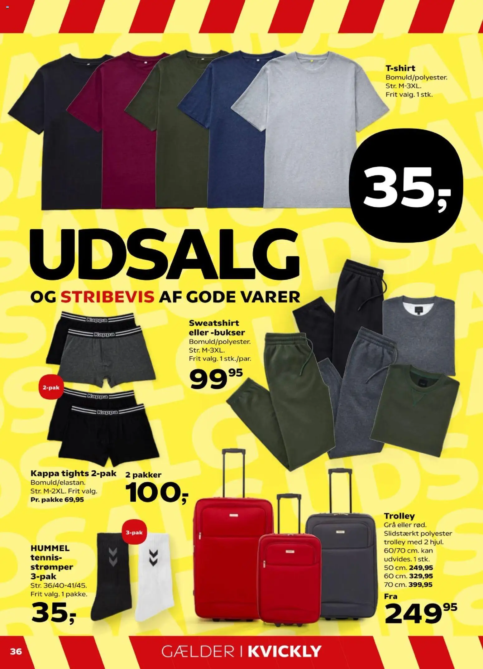 Kvickly tilbudsavis – gyldig fra 01.01.2026 | Side: 38 | Produkter: Bukser, Strømper, Tights