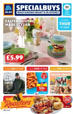 Preview of Aldi - Weekly offers UK Specialbuys valid from 19.03.2026