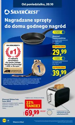 Pogląd oferty "Silvercrest® Patelnia aluminiowa, Do wszystkich typów kuchenek poza indukcyjnymi Ø ok. 24 cm" - ważna od 20.10.2025 | Strona: 26 | Produkty: Patelnia
