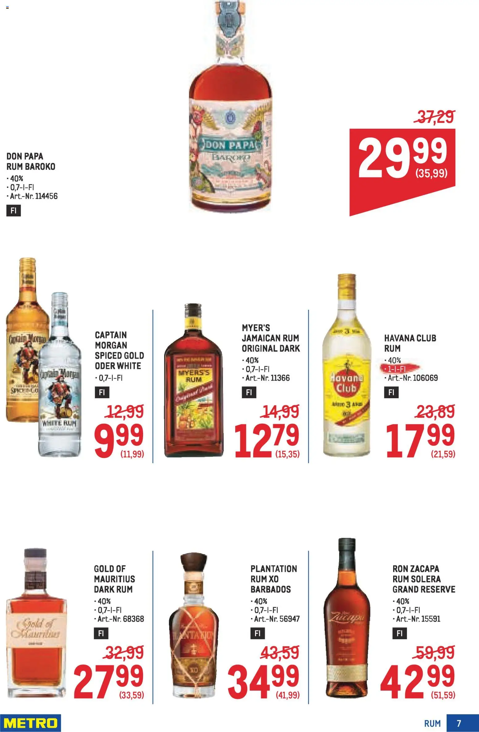 Metro  Wein und Spirituosen Spezial gültig ab 22.01.2026 | Seite: 7