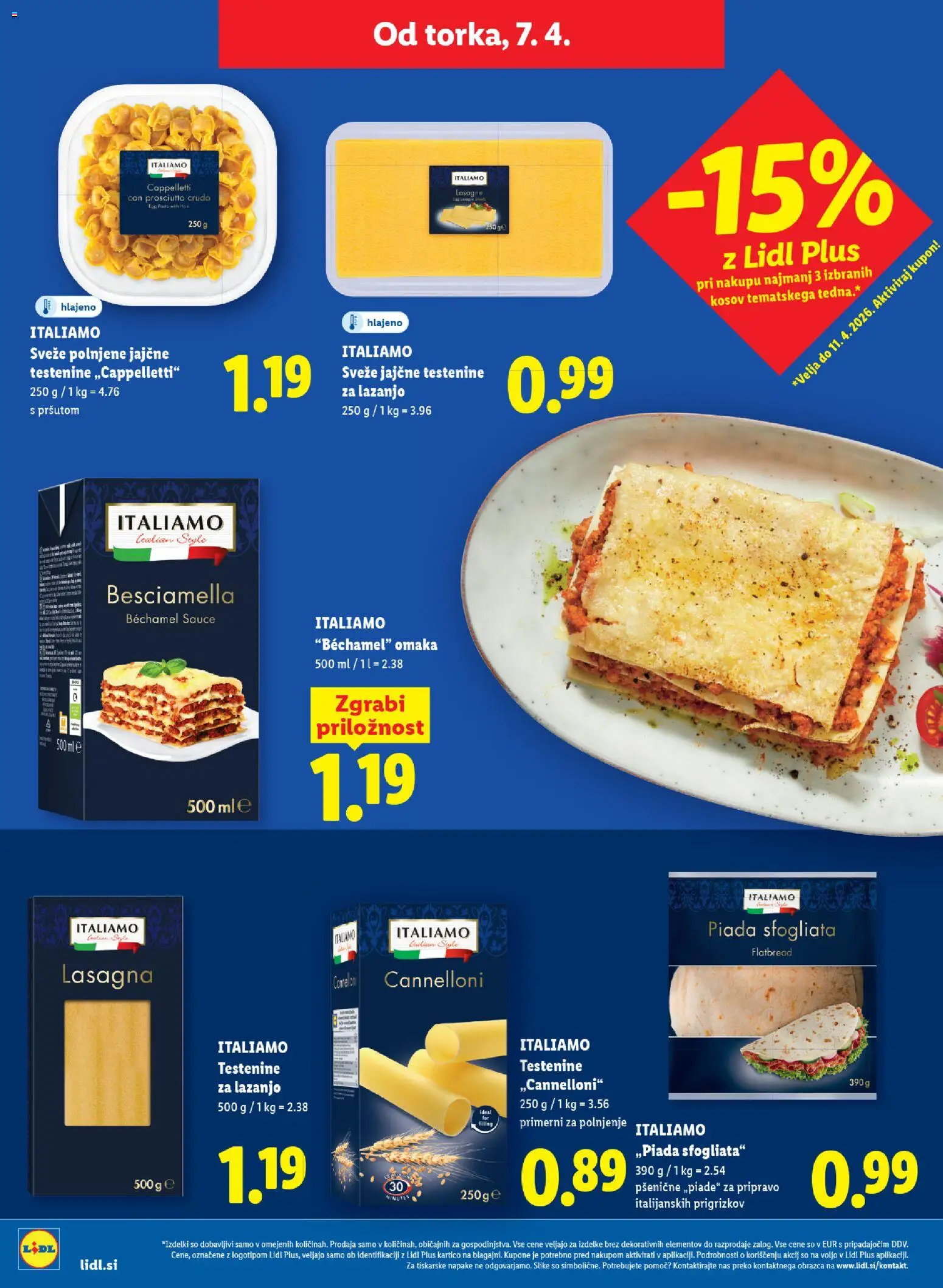 Novi Lidl katalog ponudbe – veljaven od 02.04.2026 | Stran: 52 | Izdelki: Testenine, Omaka