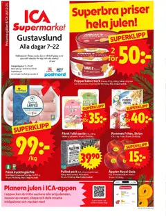 ICA Supermarket - Helsingborg - Förhandsvisning av reklamblad från butik ICA Supermarket aktuell från 08.12.2025