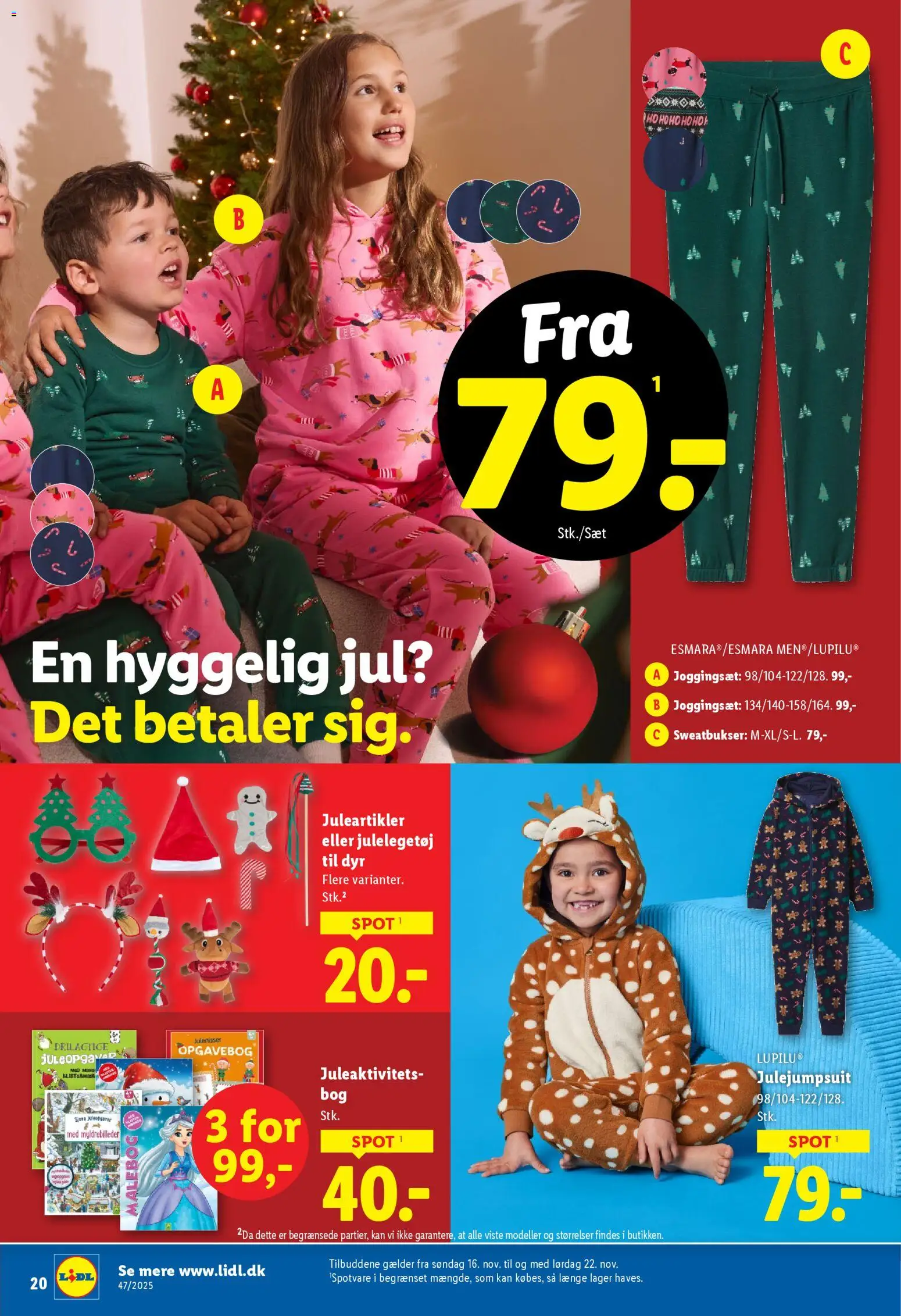 Lidl tilbudsavis – gyldig fra 16.11.2025 | Side: 6 | Produkter: Søm, Sweatbukser