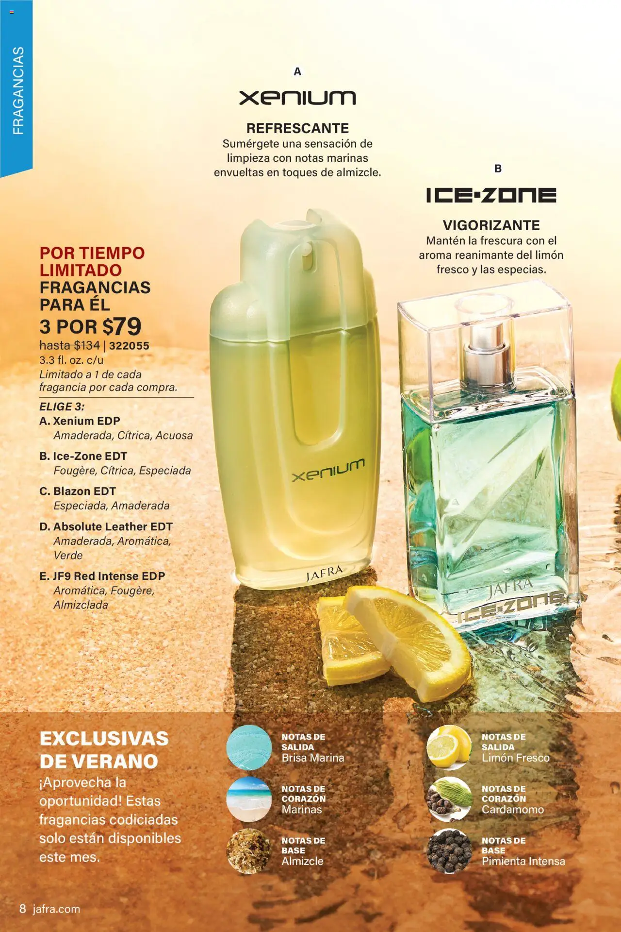 JAFRA folleto │ válido desde el 01.06.2025 | Página: 8 | Productos: Fragancia, Χοιρινό παϊδάκι