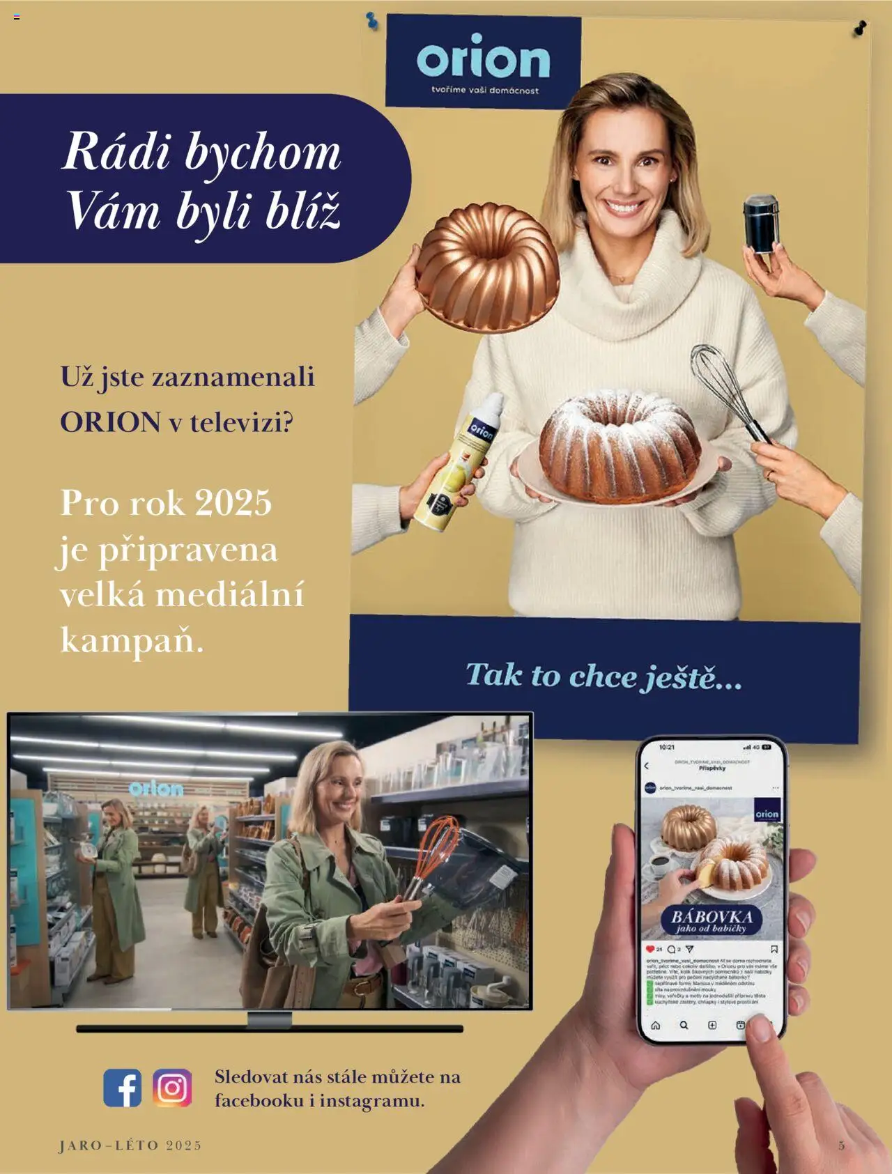 Orion katalog - Magazín Jaro/Léto 2025 od 21.03.2025 | Strana: 5 | Produkty: Bábovka