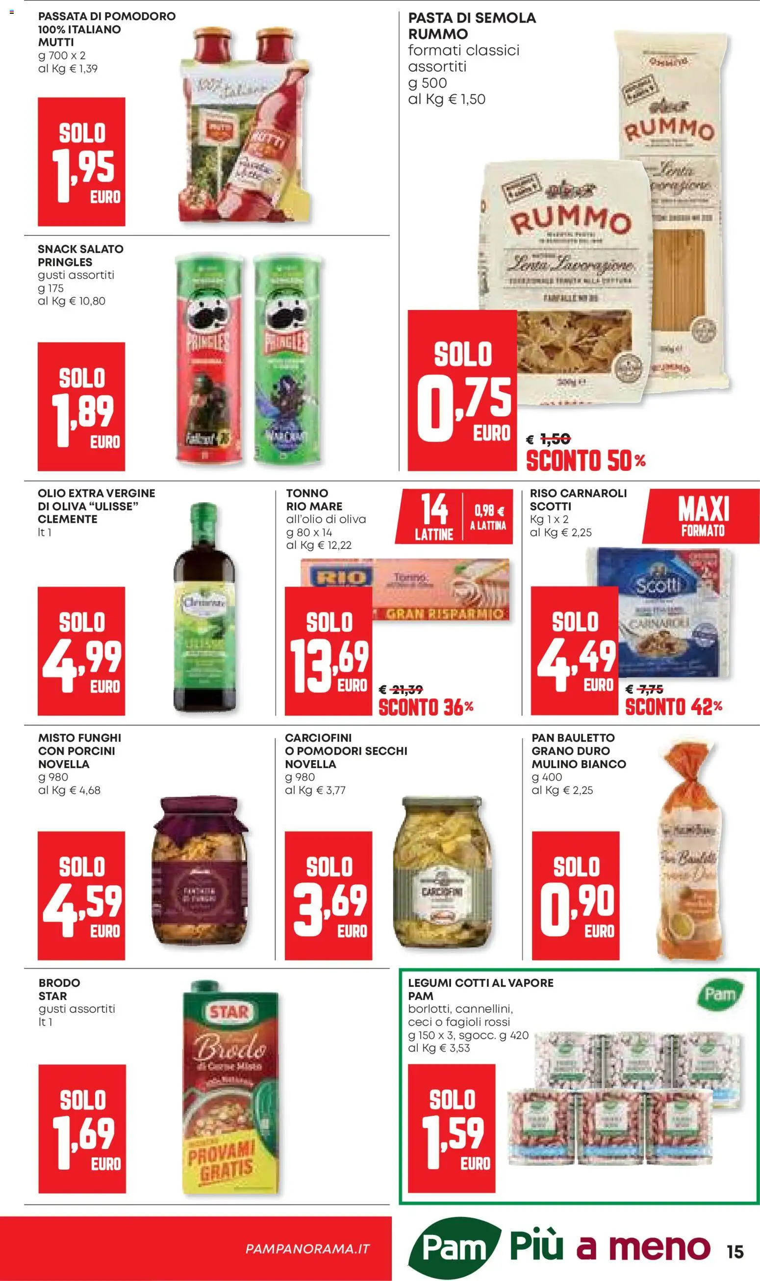 Volantino Panorama del 26.03.2026 | Pagina: 15 | Prodotti: Pomodoro, Pasta, Mutti, Pomodori secchi