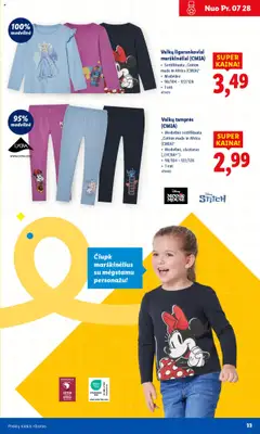 LIDL - Mokyklinių prekių katalogas│galioja nuo 21.07.2025 | Puslapis: 33 | Prekių: Marškinėliai, Tamprės