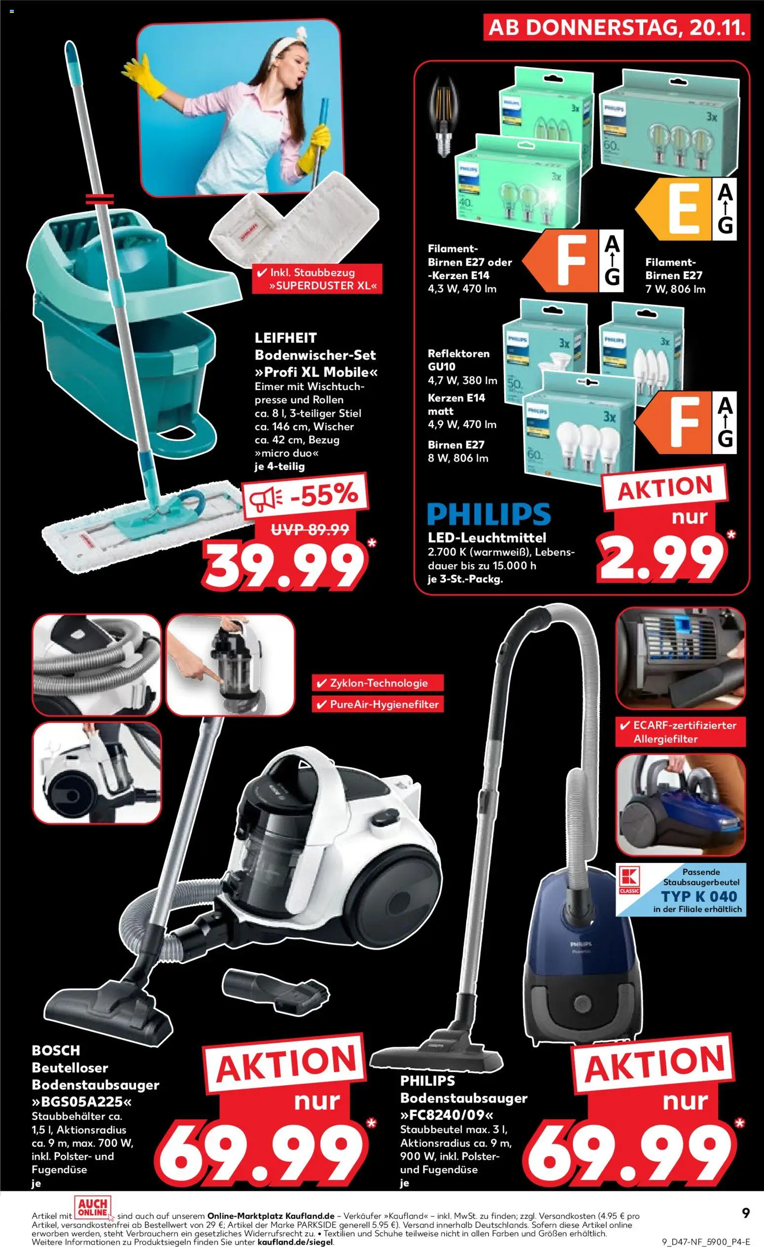 Kaufland prospekt Bremen	 – gültig ab 20.11.2025 | Seite: 9 | Produkte: Bosch, Philips, Presse