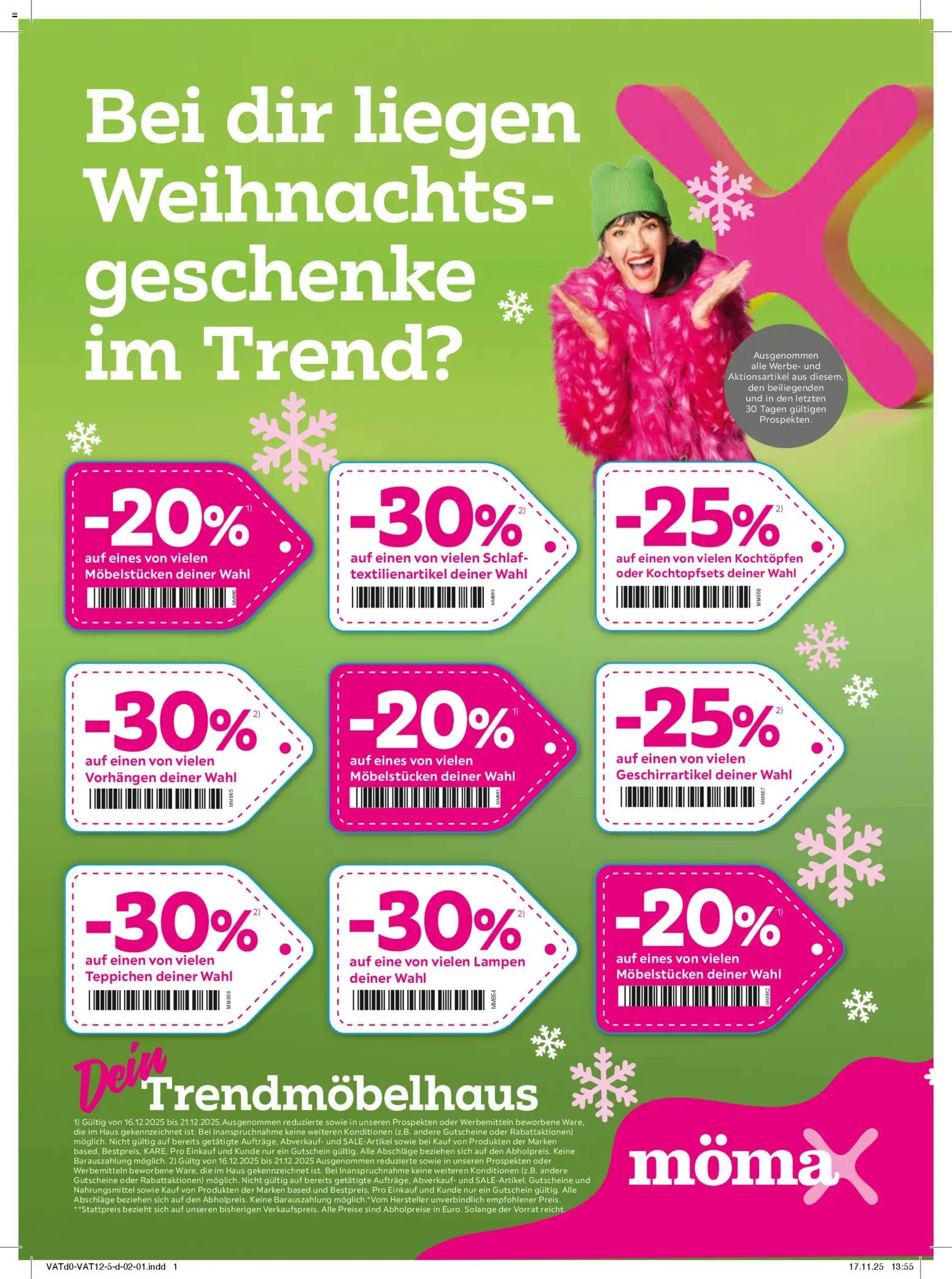 Mömax Prospekt aktuell gültig ab 16.12.2025 | Seite: 1