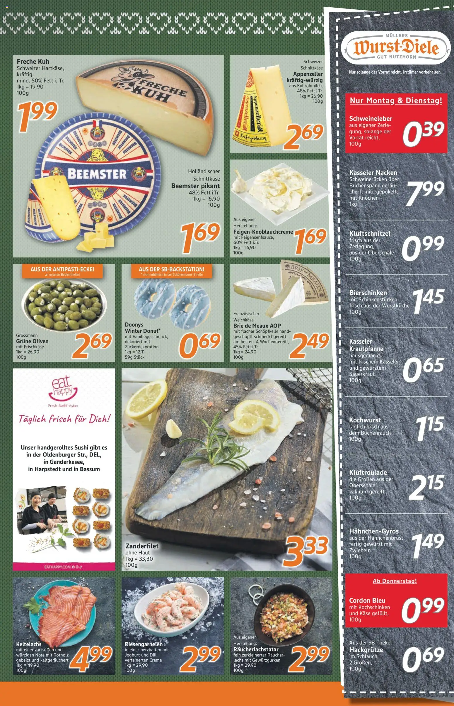 Inkoop Prospekt 	 – gültig ab 24.11.2025 | Seite: 3 | Produkte: Käse, Kasseler nacken, Lachs, Zwiebeln