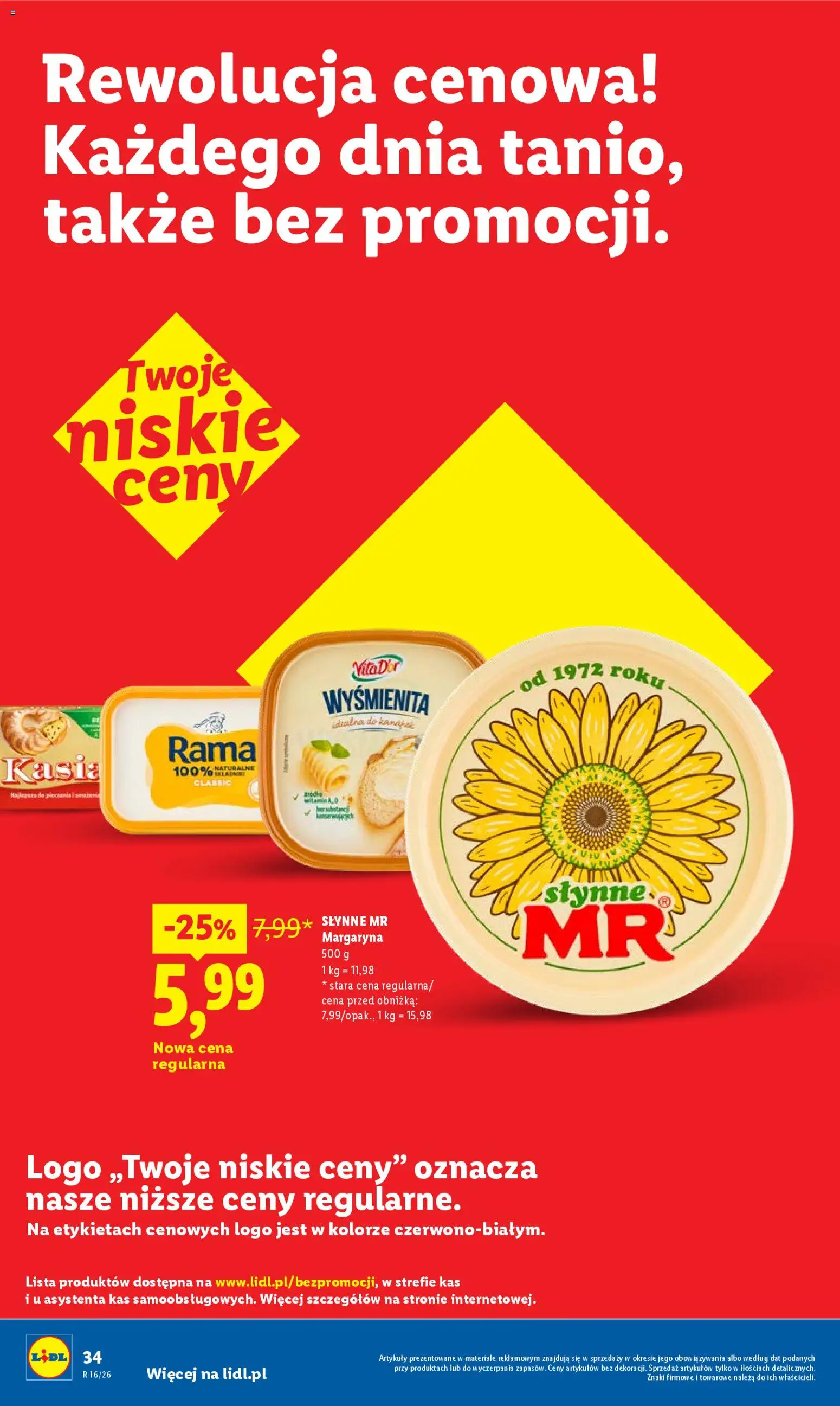 Lidl gazetka od 16.04.2026 | Strona: 34 | Produkty: Margaryna