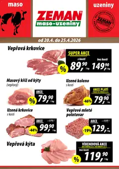 Náhled letáku Prodejny Zeman leták od 20.04.2026