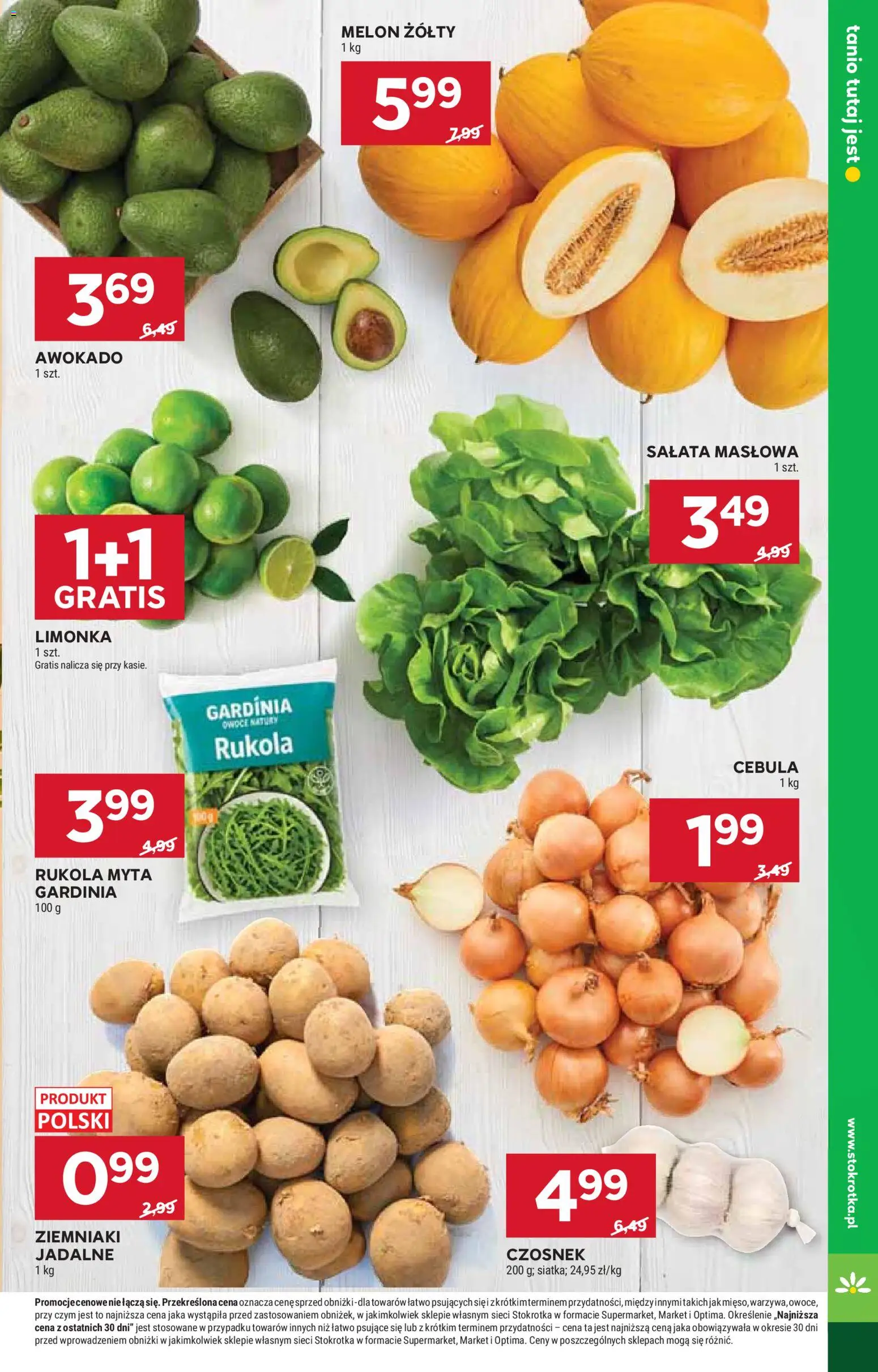 Stokrotka gazetka od 05.03.2026 | Strona: 15 | Produkty: Czosnek, Limonka, Stokrotka, Ziemniaki
