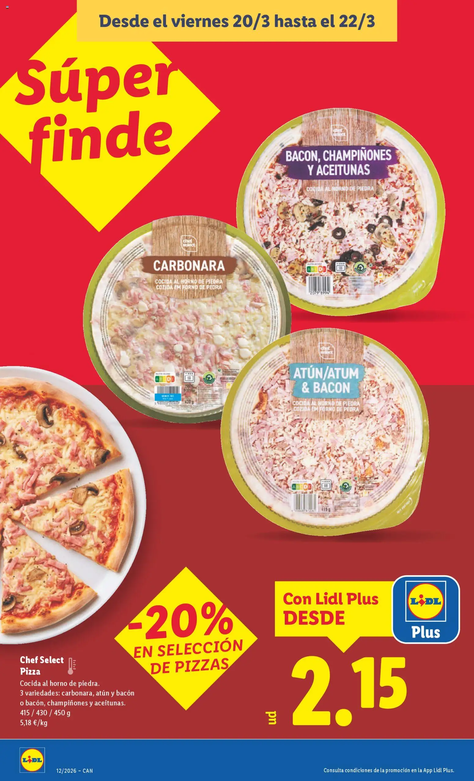 Lidl folleto │ válido desde el 16.03.2026 | Página: 26 | Productos: Pizza, Horno