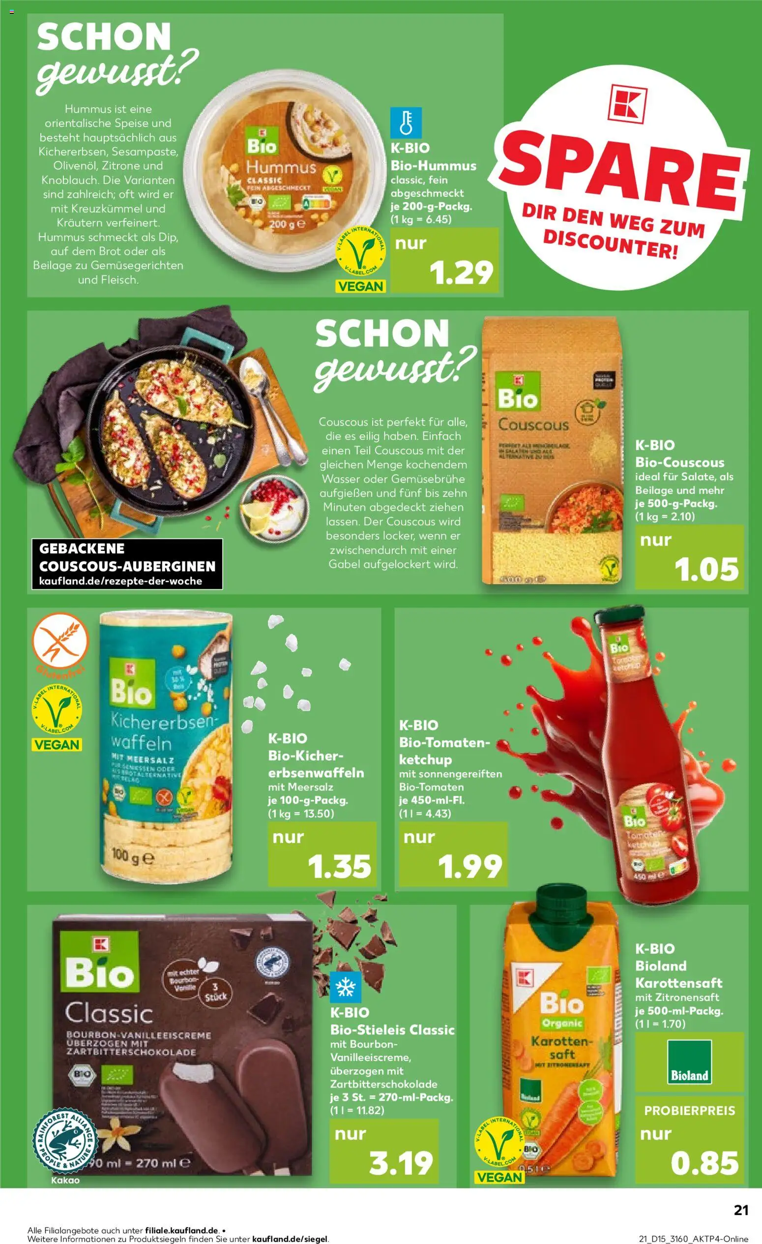 Kaufland Prospekt Jena	 – gültig ab 09.04.2026 | Seite: 21 | Produkte: Waffeln, Zitrone, Saft, Ketchup