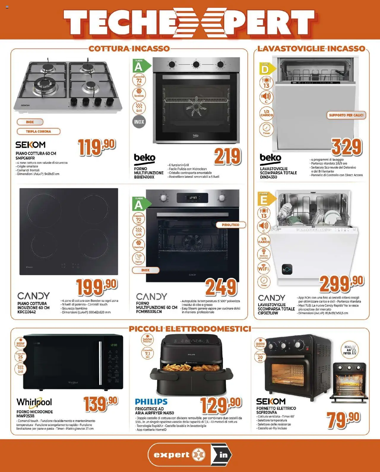 Volantino Ipercoop del 11.09.2025 | Pagina: 6 | Prodotti: Microonde, Fornetto, Piano cottura, Friggitrice
