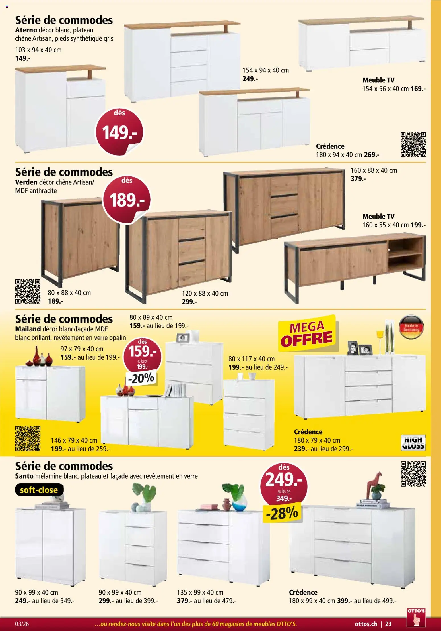 Otto's aktionen Meubles – gültig ab 01.03.2026 | Seite: 23 | Produkte: TV