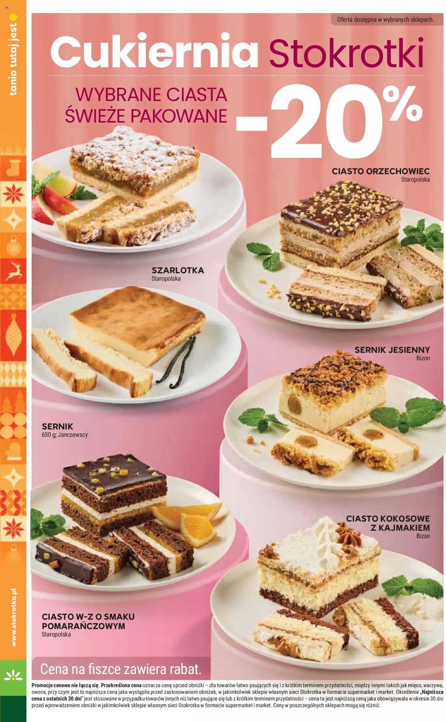 Stokrotka Black Friday od 27.11.2025 | Strona: 24 | Produkty: Stokrotka, Ciasto