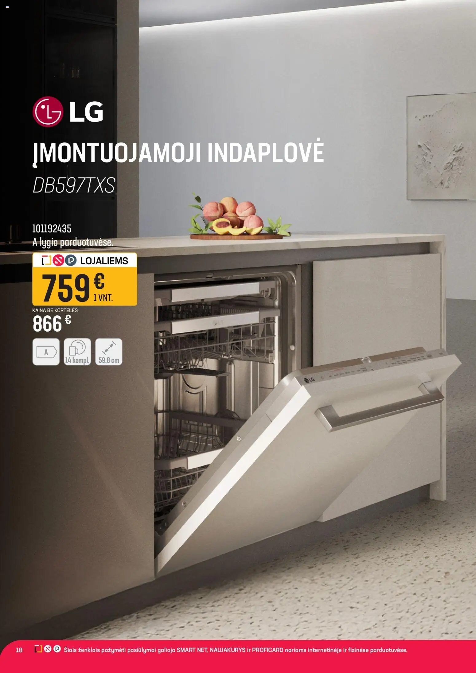 Senukai akcijos nuo 12.03.2026 | Puslapis: 18 | Prekių: Indaplovė