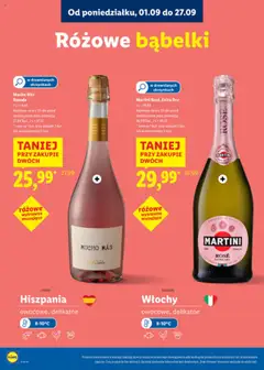 Martini Rosé, Extra Dry, Sparkling rosé wine, fruity and delicate. od 01.09.2025 | Strona: 11 | Produkty: Martini
