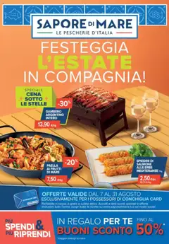Anteprima del volantino Volantino Sapore di mare	 valido a partire dal 04.08.2025