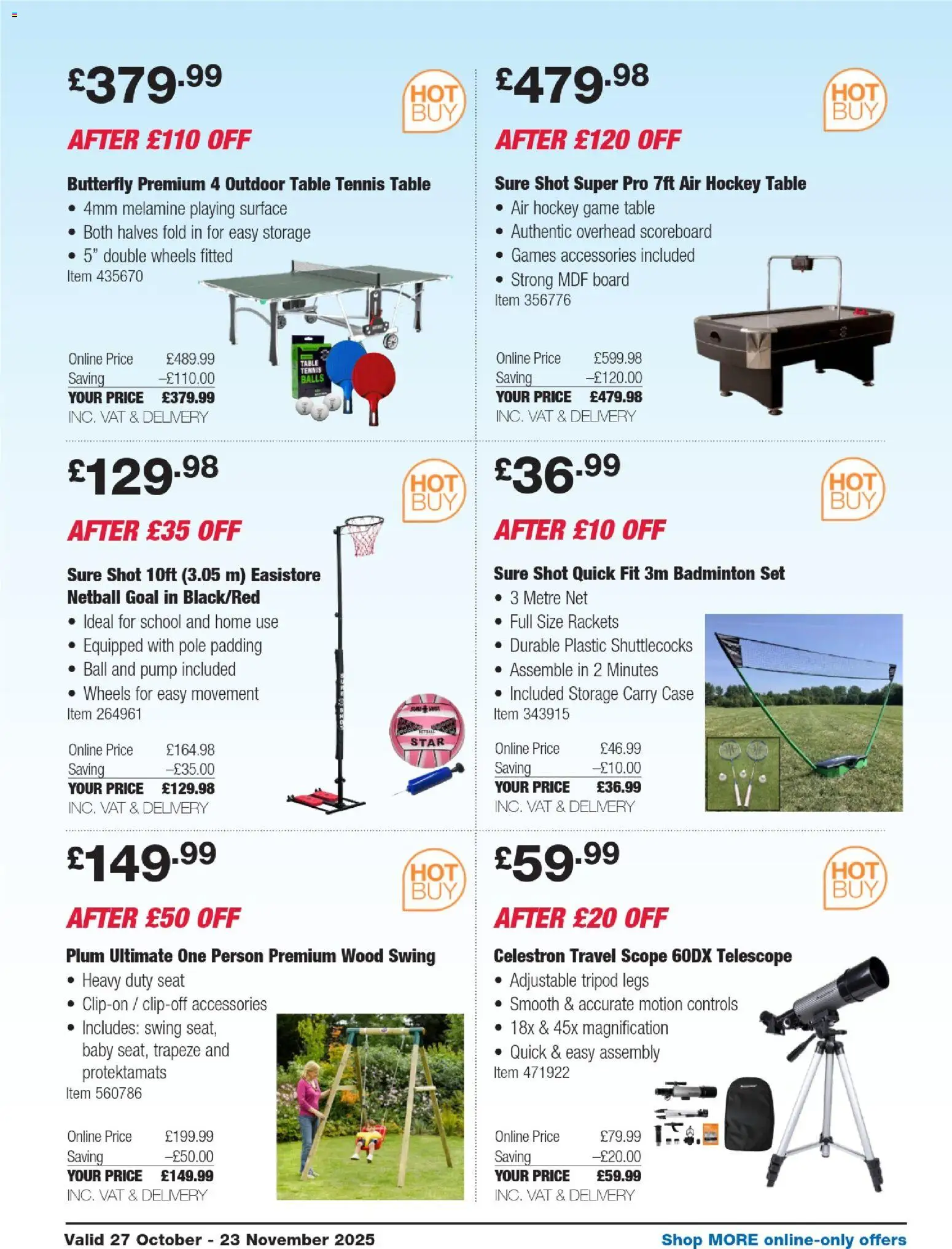 {H1} | Page: 31 | Products: Table, Case, Telescope