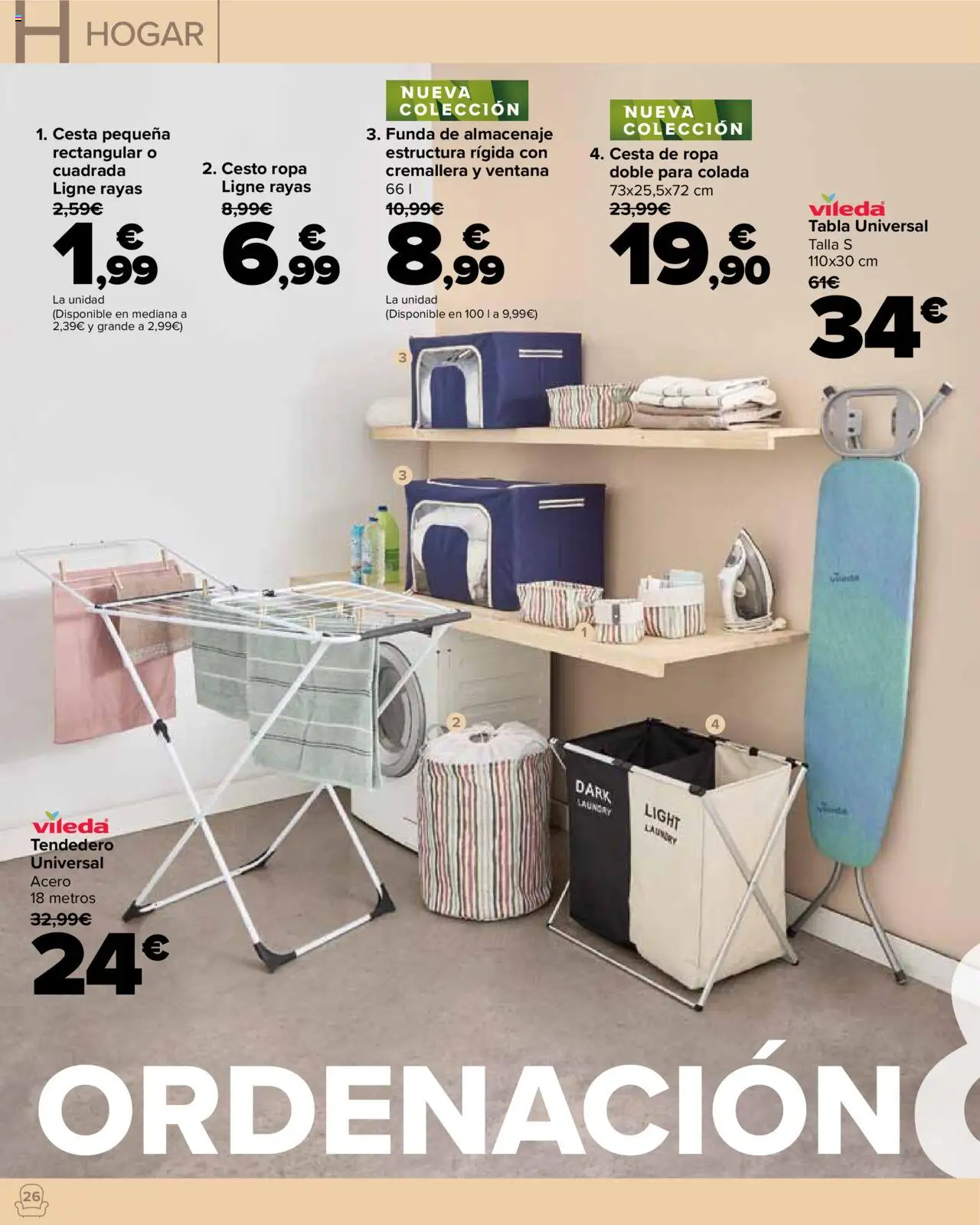 Carrefour folleto │ válido desde el 23.09.2025 | Página: 26 | Productos: Ropa, Funda, Almacenaje, Cesta