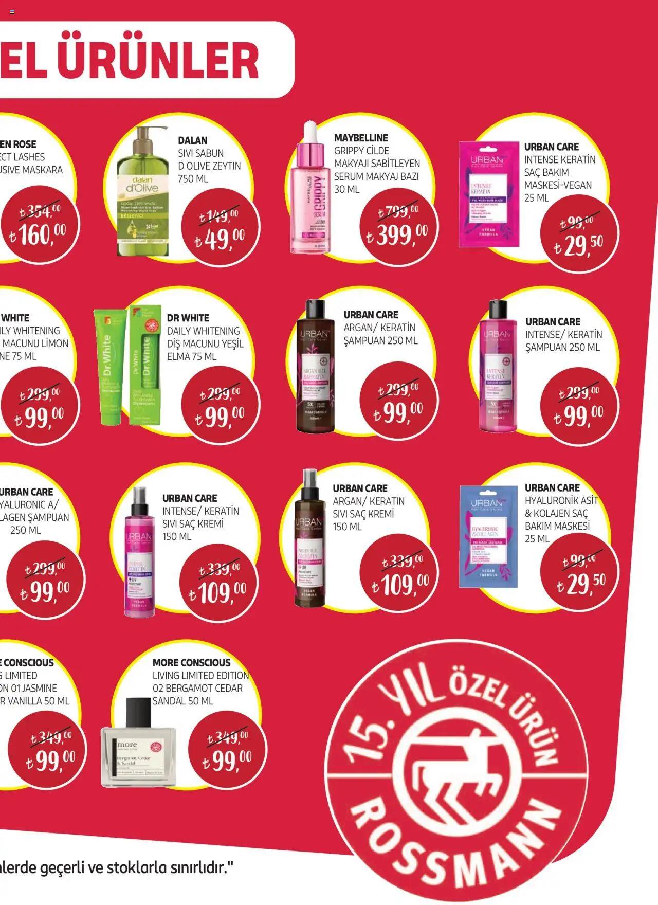 Rossmann Ekim Ev & Yaşam Kataloğu - 01.10.2025 tarihinden itibaren geçerlidir | Sayfa: 7 | Ürünler: Şampuan, Saç Kremi, Diş macunu, Limon