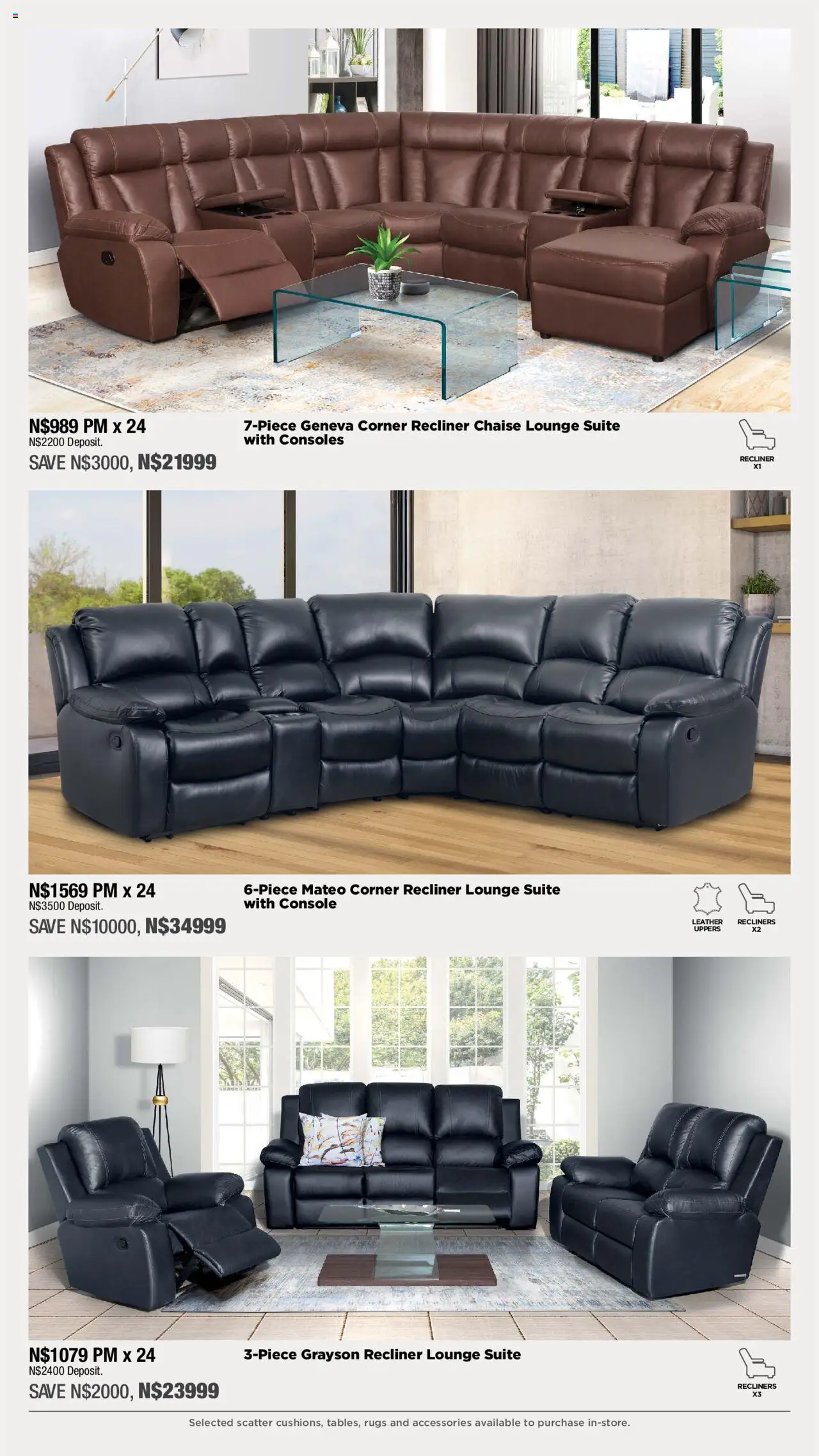House and Home - Namibia Catalogue │ valid from 09.06.2025 | Page: 4 | Products: Lounge suite, Chaise