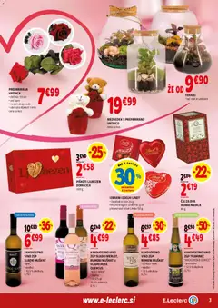 E.leclerc katalog akcije – veljaven od 04.02.2026 | Stran: 3 | Izdelki: Tetera, Kos, Vino, Caj