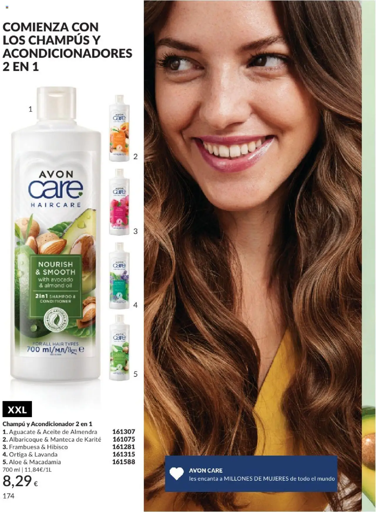 Catálogo AVON campaña 6 │ válido desde el 01.06.2025 | Página: 174 | Productos: Champú, Acondicionador, Manteca, Aceite