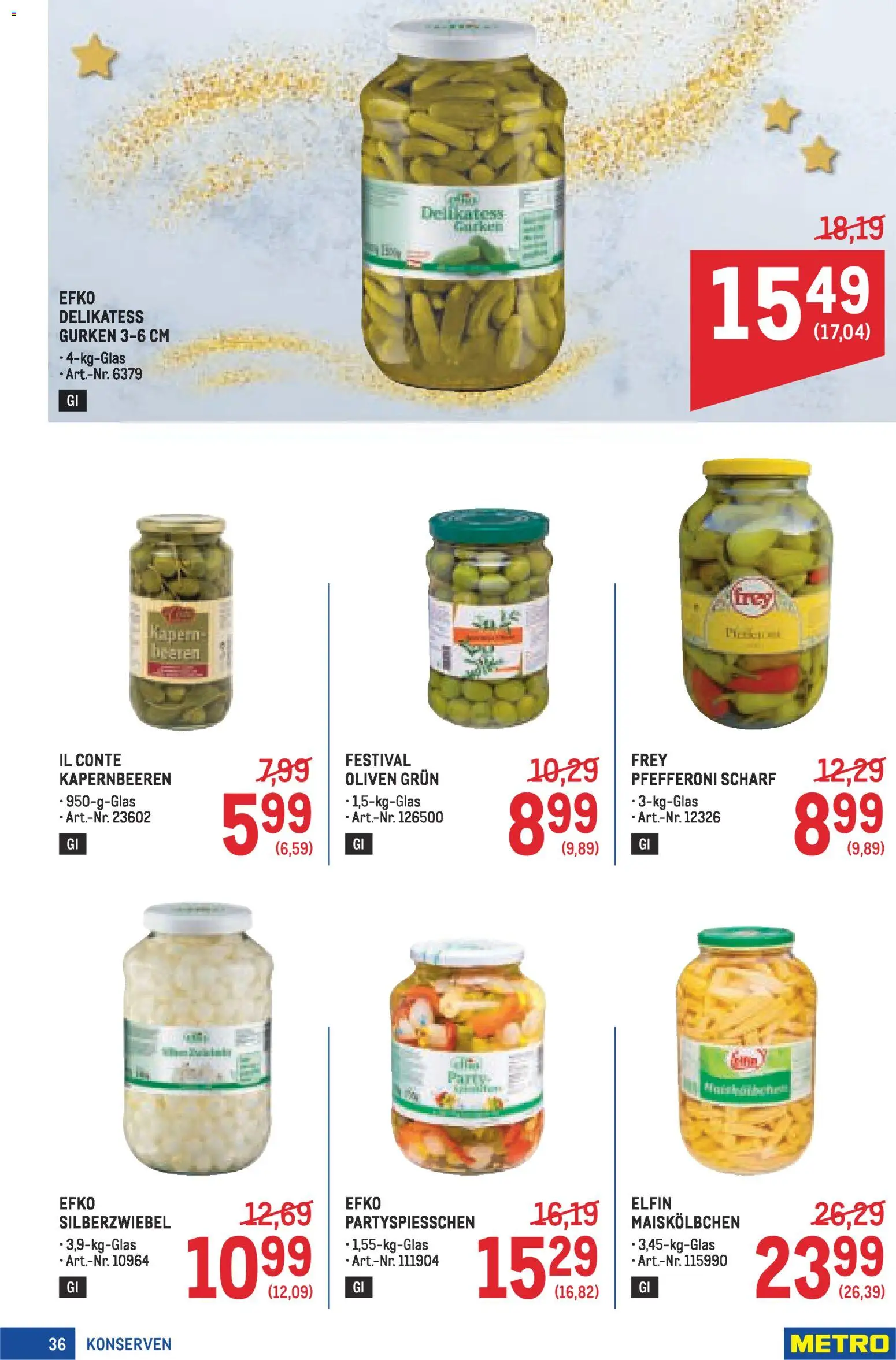 Metro angebote Profi gültig ab 11.12.2025 | Seite: 36 | Produkte: Gurken, Szeder