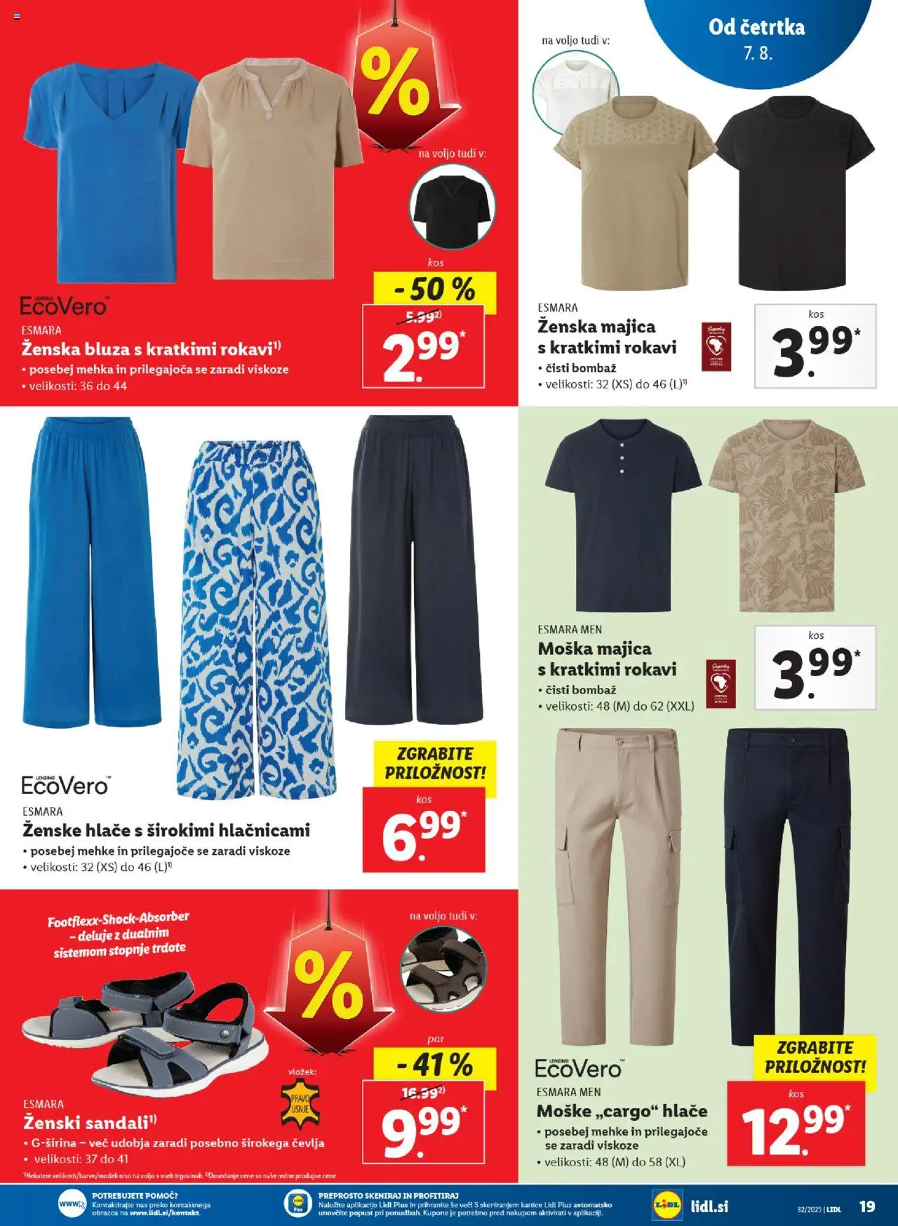 Lidl katalog │ velja od 07.08.2025 | Stran: 39 | Izdelki: Majica, Bluza, Hlace