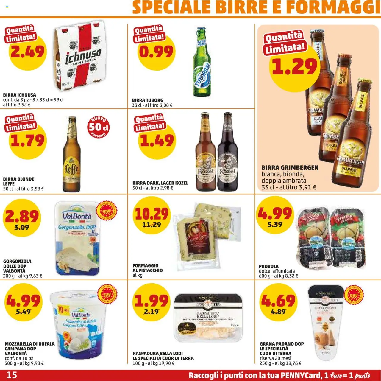 Volantino PENNY del 19.06.2025 | Pagina: 15 | Prodotti: Mozzarella, Formaggio, Grana Padano, Terra