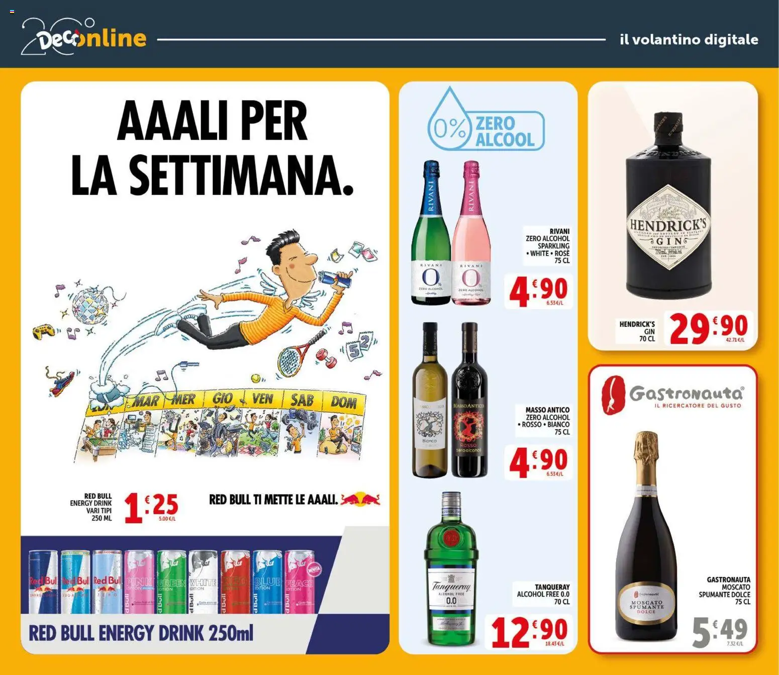 Volantino Decò del 09.04.2026 | Pagina: 32 | Prodotti: Spumante, Red Bull