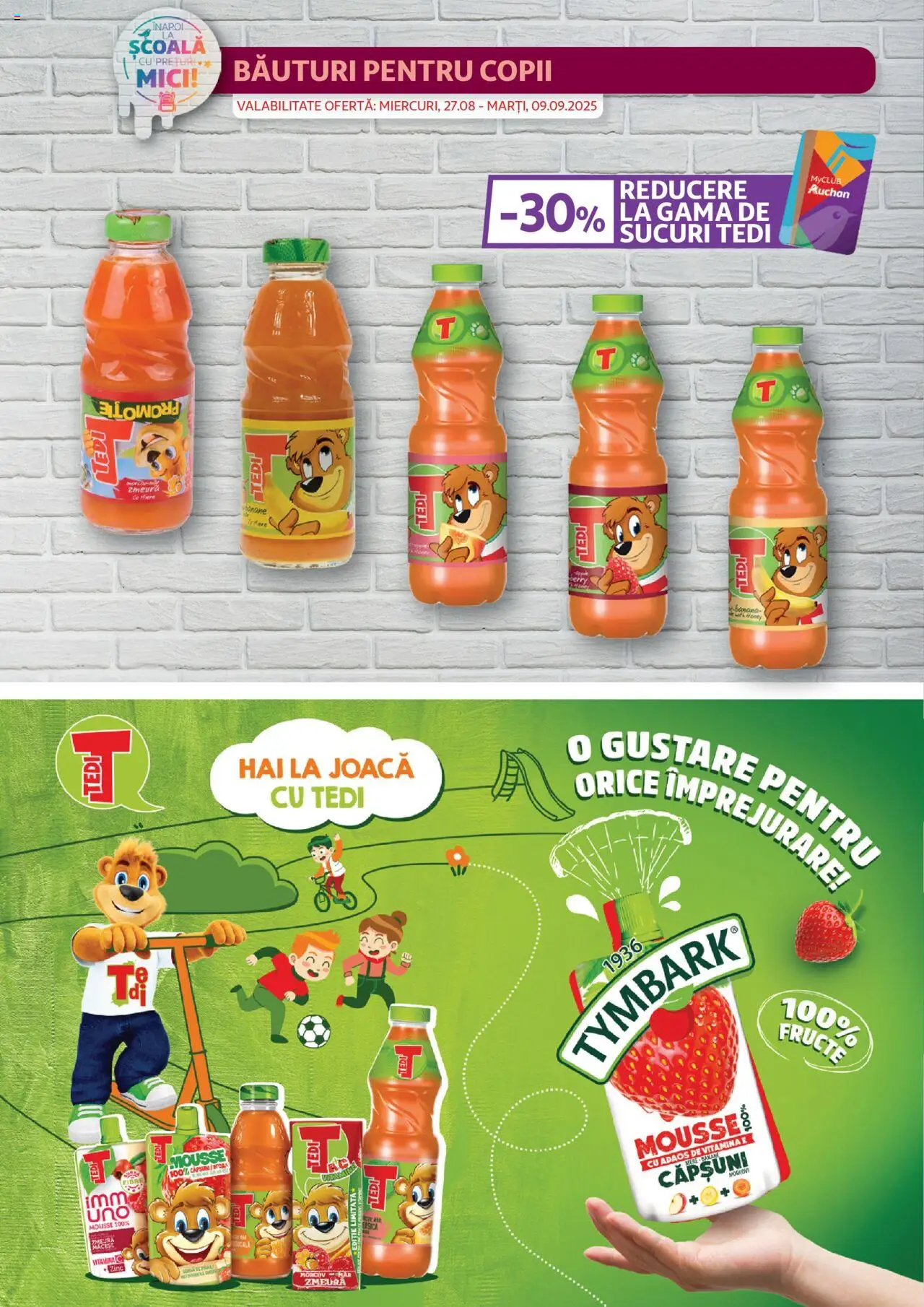 Catalog Auchan – valabil de la 27.08.2025 | Pagină: 24 | Produse: Zmeură, Mici, Mere, Căpșuni