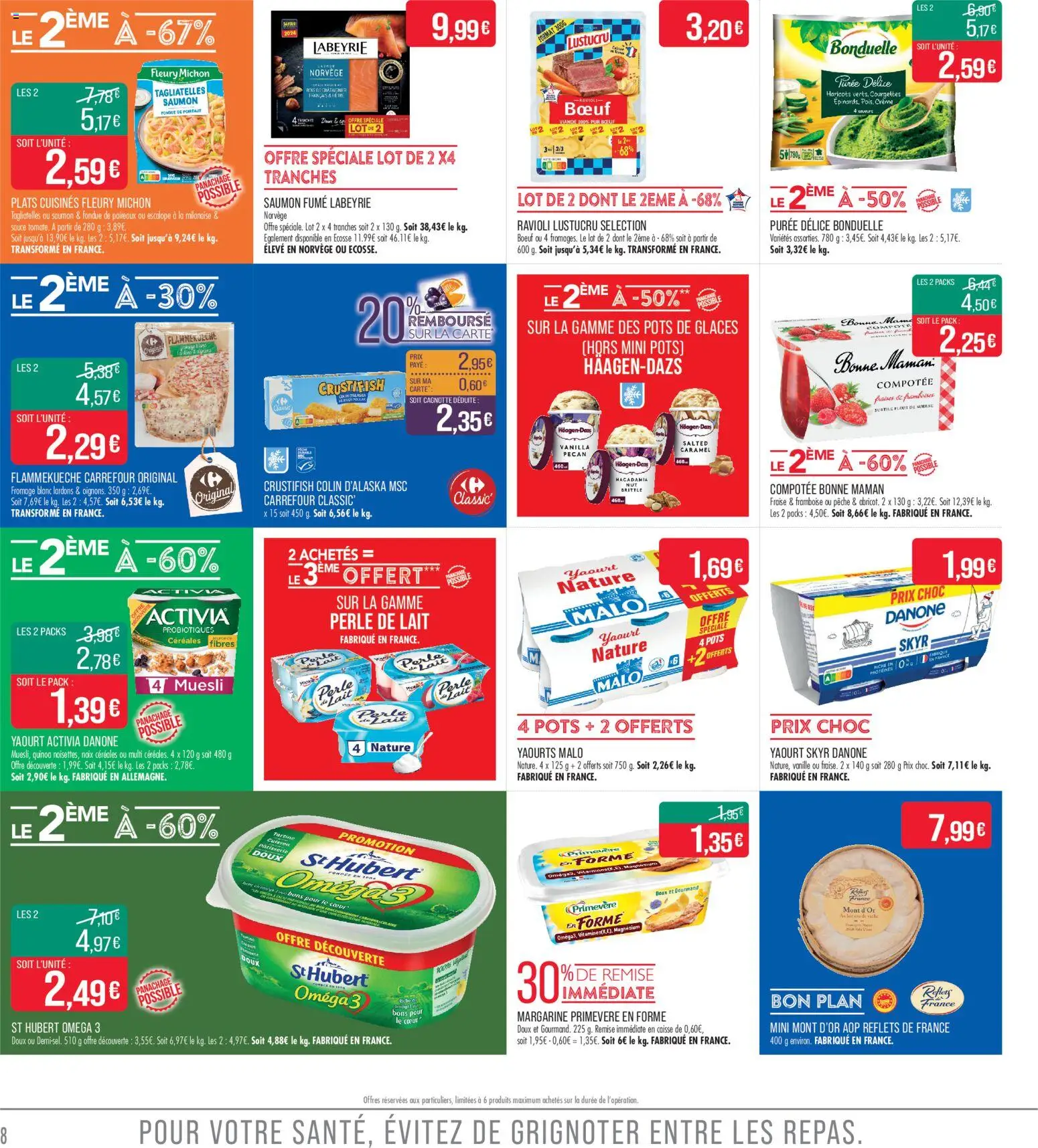 {H1} | Page: 8 | Produits: Framboise, Fromage blanc, Fromage, Noix