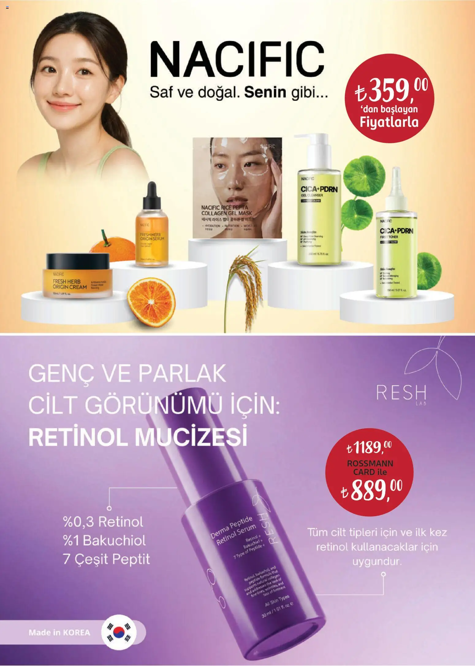 Rossmann aktüel ürünler kataloğu yayımlandı! Bu hafta 02 Şubat 2026 - 01 Mart 2026 günü Rossmann indirimli ürünleri