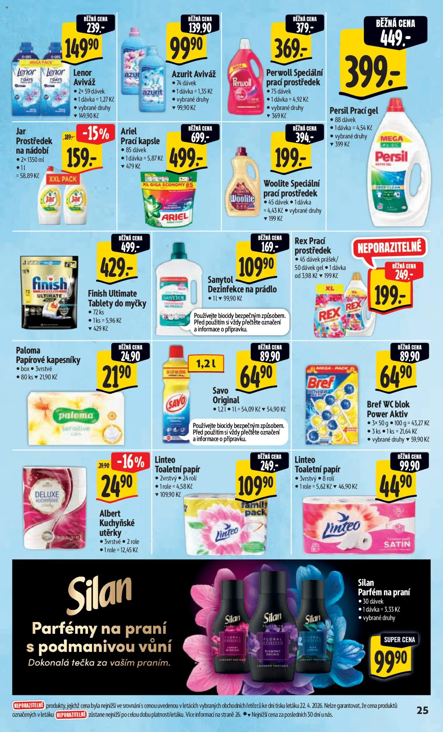 Albert leták - Hypermarket od 29.04.2026 | Strana: 33 | Produkty: Tablety do myčky, Box, Deluxe, Wc