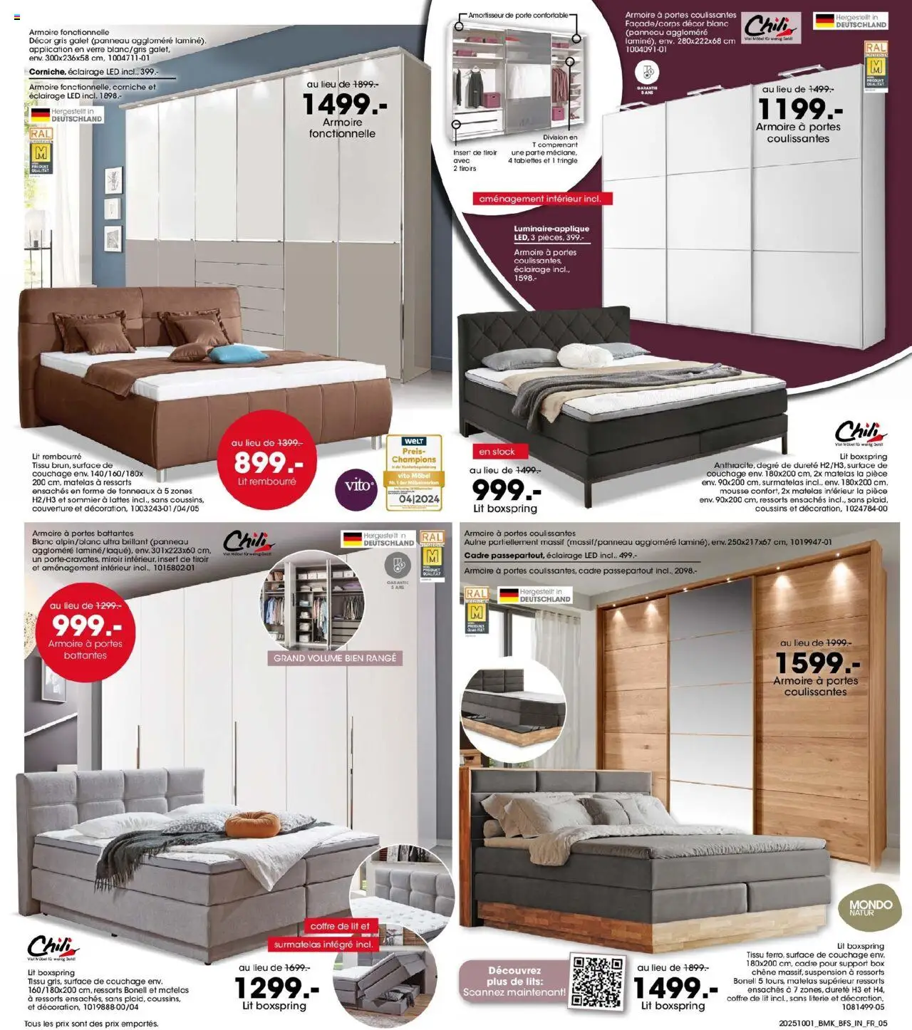 {H1} | Page: 5 | Produits: Porte, Suspension, Lit, Miroir