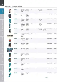 Makita-mainoslehti voimassa 24.03.2026 alkaen | Sivu: 234 | Tuotteet: Monitoimikone, Käsineet