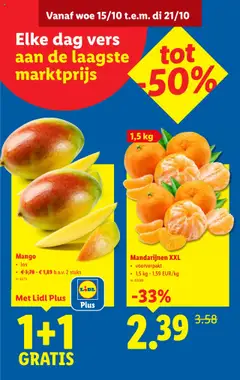 Mango, los, € 3,78 - € 1,89 b.a.v. 2 stuks - Voorbeeld van een folder van Lidl, geldig van 15.10.2025 | Pagina: 2